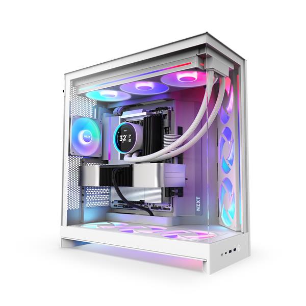 NZXT PCケース H9 Flow RGB (2025) - White CM-H92FW-R1