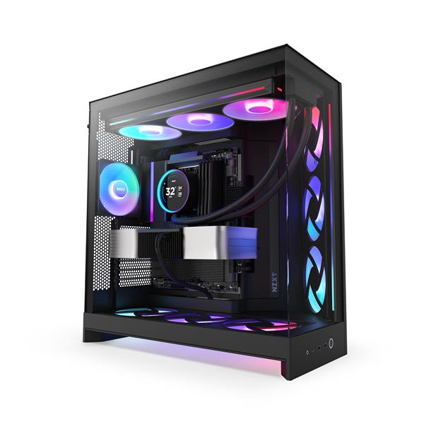NZXT PCケース H9 Flow RGB (2025) - Black CM-H92FB-R1