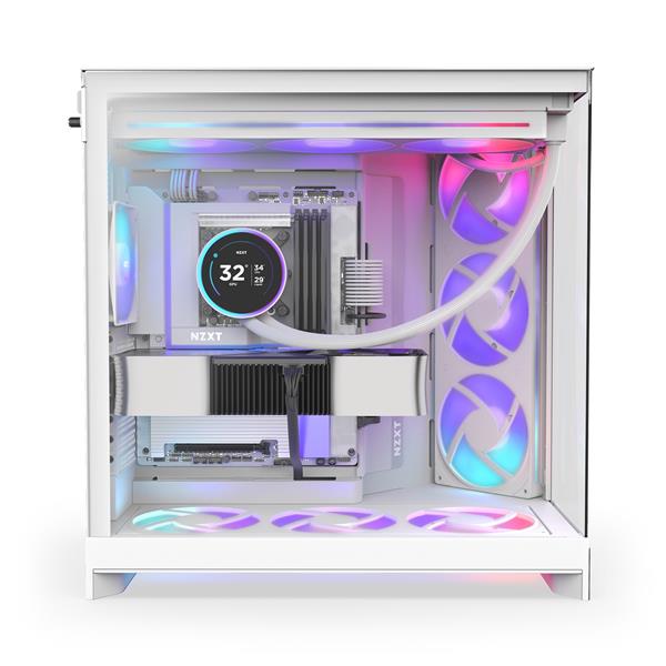 NZXT PCケース H9 Flow RGB+ (2025) - White CM-H92FW-P1