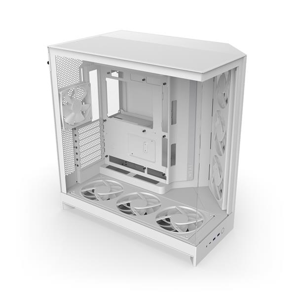 NZXT PCケース H9 Flow RGB+ (2025) - White CM-H92FW-P1 | ノジマ