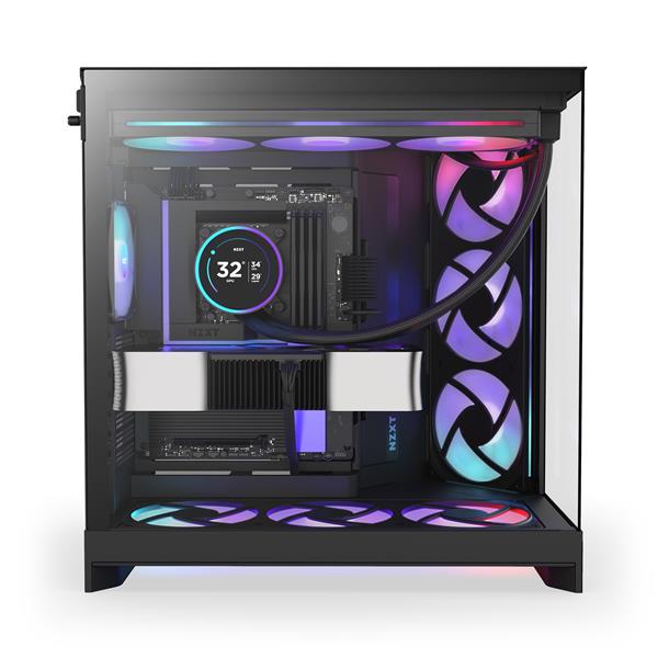 NZXT H9 Flow Black PCケース Amazon.com: NZXT H9 Flow Dual-Chamber ATX Mid-Tower PC