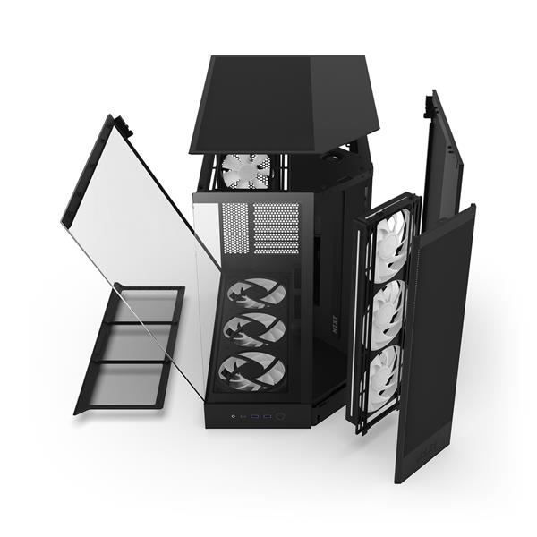 NZXT PCケース H9 Flow RGB+ (2025) - Black CM-H92FB-P1 | ノジマ