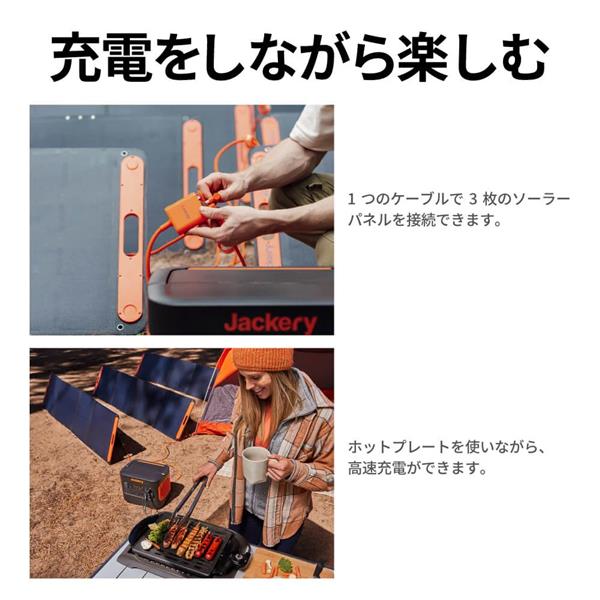 未使用品■Jackery JA-CA3SA ソーラーシリーズコネクター オレンジ Jackery JA-CA3SA ソーラーシリーズコネクター オレンジ