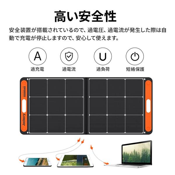 Jackery SolarSaga 100 奥深し 100Wソーラーパネル 2個セット