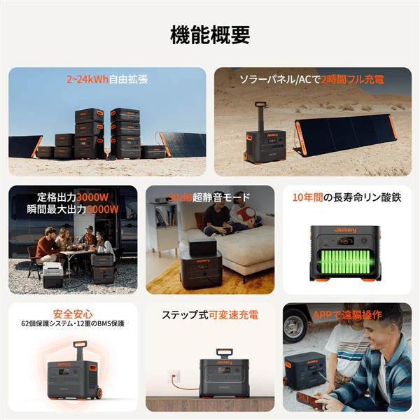 AS2K-JP、安全なリン酸鉄、 ポータブル電源  2000Wh、 2h充電 ASAGAOリン酸鉄 ポータブル電源 2KW 2KWh 2h充電 AS2K-JP