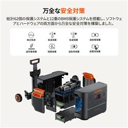 Jackery ポータブル電源 2000 Plus【リン酸鉄リチウムイオン電池