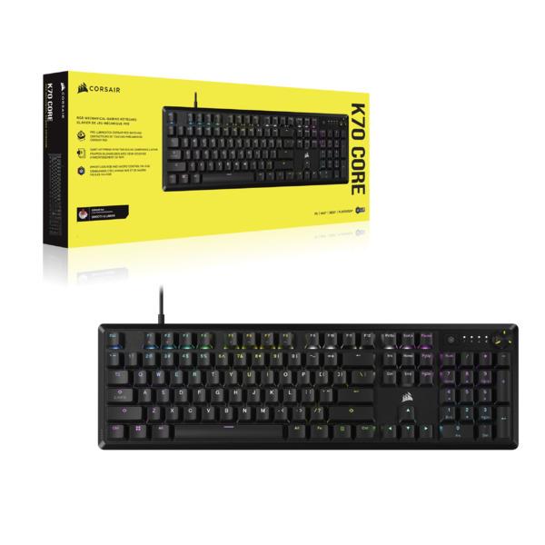 Corsair 赤軸ゲーミングキーボード K70 CORE Black 日本語配列 CH