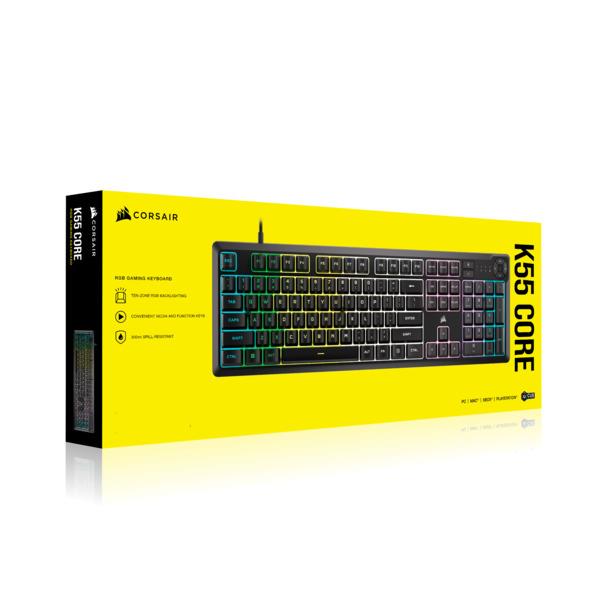 Corsair ゲーミングキーボード K55 CORE RGB CH-9226C65-JP | ノジマ