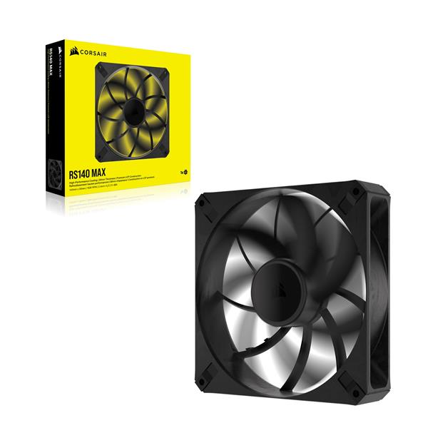 Corsair ケースファン RS140 MAX 140mm PWM Thick Fan Single Pack CO
