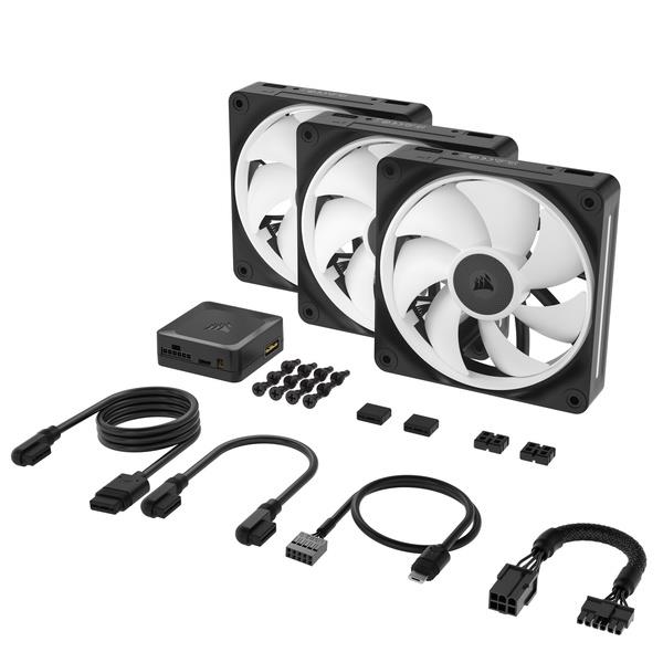 Corsair ケースファン iCUE LINK LX120 RGB Triple Fans Starter Kit