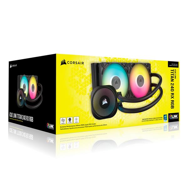 Corsair CPUクーラー iCUE LINK TITAN 240 RX RGB CW-9061016-WW