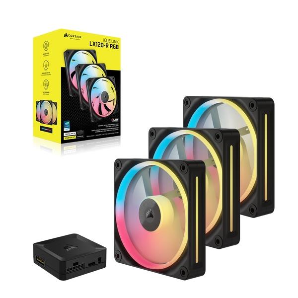Corsair PCケースファン iCUE LINK LX120-R RGB Triple Reverse