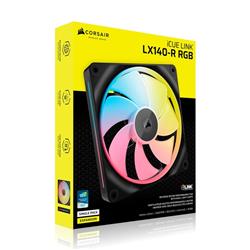 Corsair PCケースファン iCUE LINK LX140-R RGB Single Reverse Fan