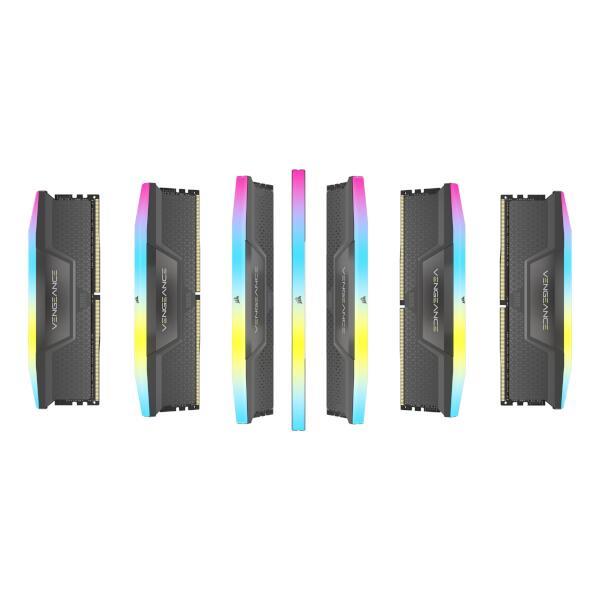 Corsair CMH32GX5M2B5600Z36 PCメモリ DDR5, 5600MHz 32GB(16GBx2) UDIMM,  36-36-36-76, AMD EXPO, VENGEANCE RGB DDR5, Black PCB, 1.25V | ノジマオンライン