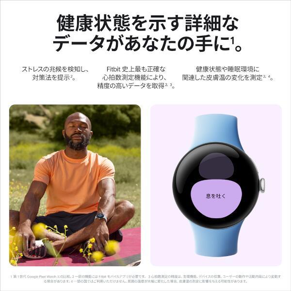 Google GA05032GB スマートウォッチ Google Pixel Watch 2【Polished 