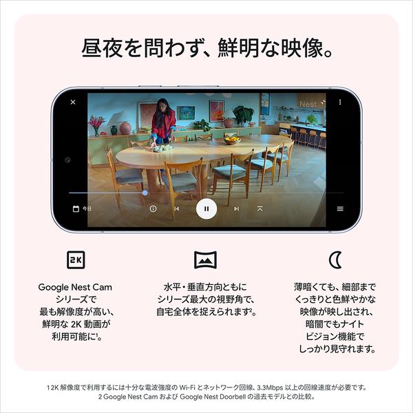 Google GOOGLE NEST CAM INDOOR GA09973JP | ノジマオンライン