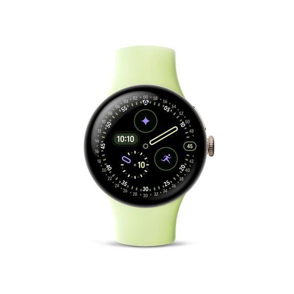 タイムセール❣️〜22:00 状態良好❗️Google Pixel Watch Google Pixel Watch 4 41mmアクティブバンド Lemongrass S GA10132WW