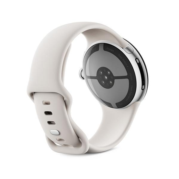 Google Pixel Watch4 45mm-Silver/Porcelain WiFi GA09308US
