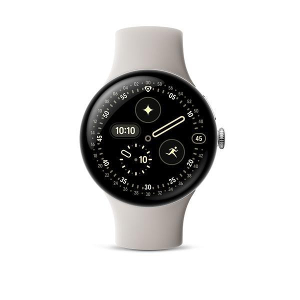 Google Pixel Watch4 45mm-Silver/Porcelain WiFi GA09308US Google Pixel Watch4 45mm-Silver/Porcelain WiFi GA09308US