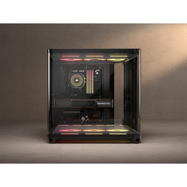 Corsair PCケース AIR 5400 LX-R iCUE LINK Tempered Glass Mid-Tower