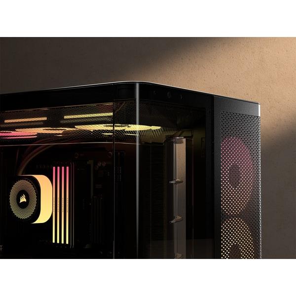 Corsair PCケース AIR 5400 LX-R iCUE LINK Tempered Glass Mid-Tower