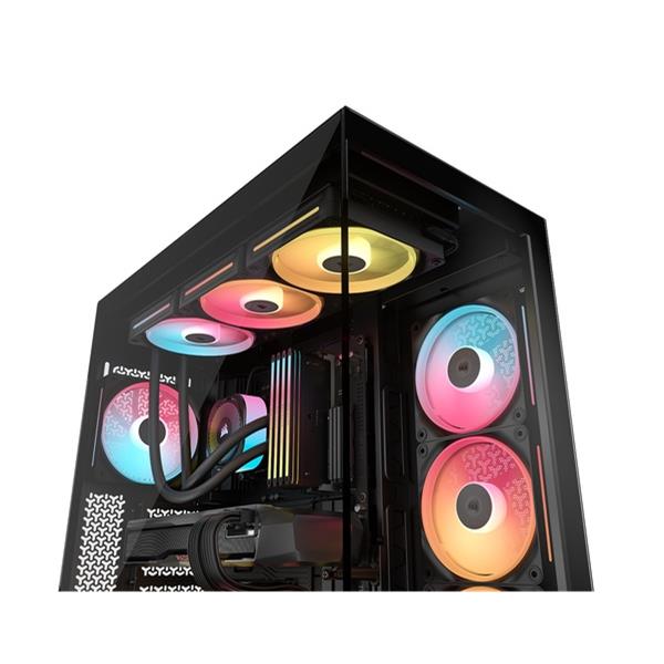 LUCI immers 本体、ケースのみ【ジャンク】 Amazon | CORSAIR iCUE LINK 3500X RGB Tempered Glass ミドルタワーPC