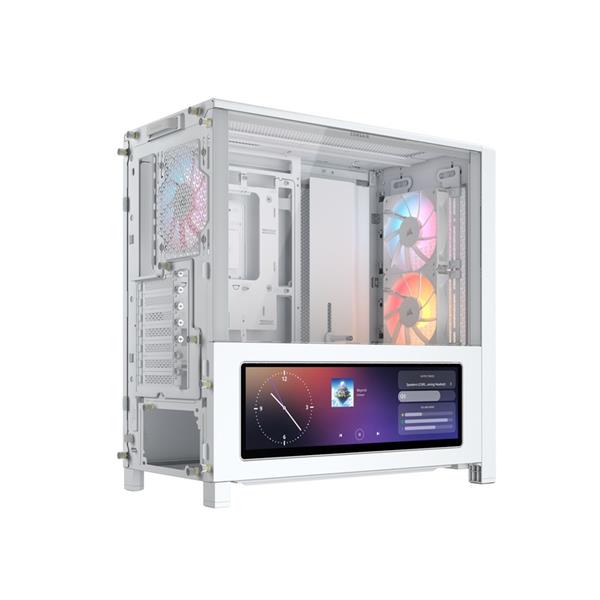 Corsair PCケース FRAME 4000D LCD RS ARGB Premium Mid-TowerWhite CC