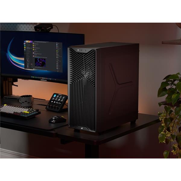 Corsair PCケース 3200D RS Mid-TowerBlack CC-9011334-WW | ノジマ Corsair PCケース 3200D RS Mid-TowerBlack CC-9011334-WW | ノジマ