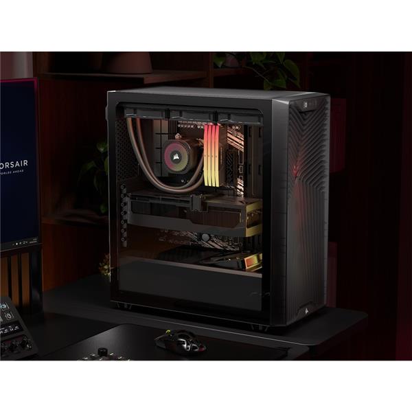 Corsair PCケース 3200D RS ARGB Mid-TowerSmoke CC-9011346-WW