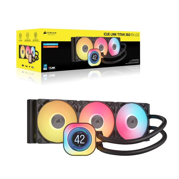 新品未開封 CORSAIR iCUE LINK TITAN 360 RX RGB（Corsair CW-9061023 