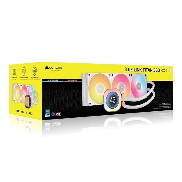 Corsair CW-9061026-WW CPUクーラー iCUE LINK TITAN 360 RX RGB Corsair CW-9061026-WW CPUクーラー iCUE LINK TITAN 360 RX RGB