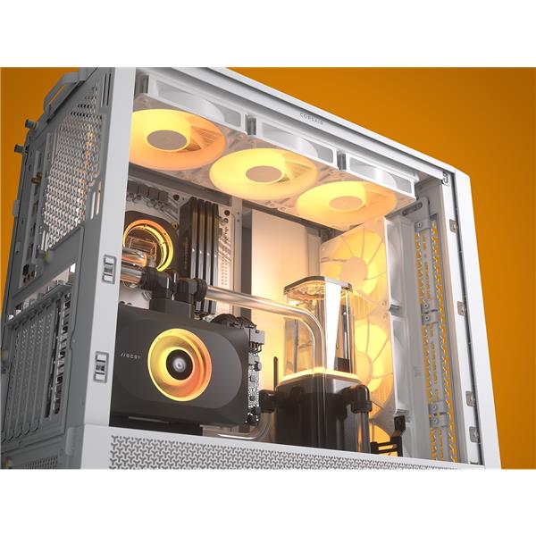 Corsair PCケース FRAME 4000D RS ARGB Mid-Tower White CC-9011297-WW