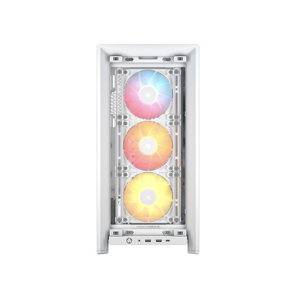 Corsair PCケース FRAME 4000D RS ARGB Mid-Tower White CC-9011297-WW