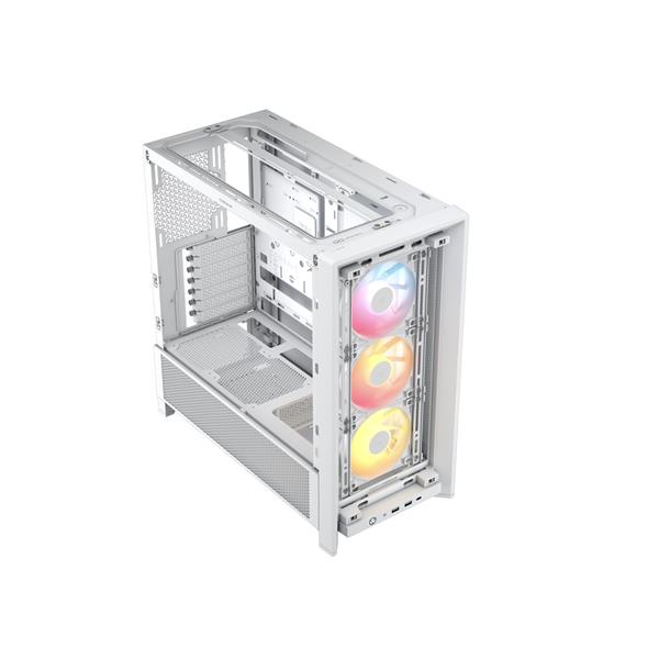 Corsair PCケース FRAME 4000D RS ARGB Mid-Tower White CC-9011297-WW