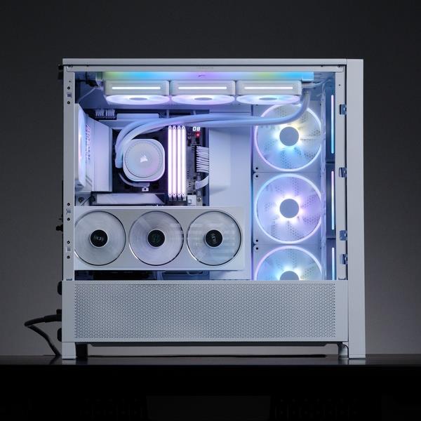 Corsair PCケース FRAME 5000D RS ARGB Mid-Tower White CC-9011310-WW