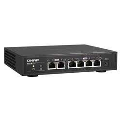 QNAP QSW-2104-2T アンマネージドスイッチ【10GbE-Tポートx2/2.5GbE-T 
