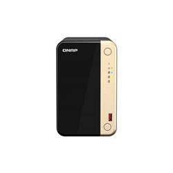 QNAP ネットワーク接続ハードディスク(NAS)【2ベイNAS/intel Celeron 4