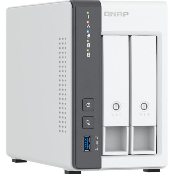 QNAP ネットワーク接続ハードディスク(NAS)【2ベイ/4コア