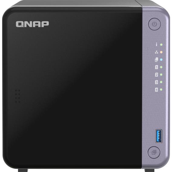 QNAP ネットワーク接続ハードディスク(NAS)【4ベイ/4コア