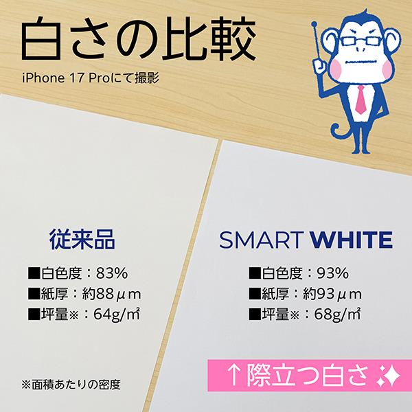 ELSONIC A4コピー用紙 SMARTWHITE5P 5セット (500枚/1セット