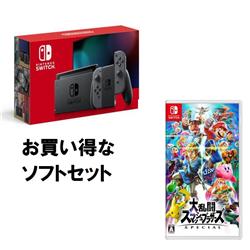Nintendo Had S Kaaaa4 Eset Switch ニンテンドースイッチ本体 Joy Con L R グレー 新モデル ソフトセット スマッシュブラザーズ 特典 オリジナル エコバック付 ノジマオンライン