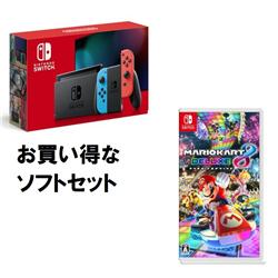 Nintendo Had S Kabaa1 Eset Switch ニンテンドースイッチ本体 Joy Con L ネオンブルー R ネオンレッド 新モデル ソフトセット マリオカート８ 特典 エコバック付 ノジマオンライン