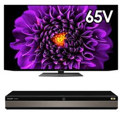 Sharp 65ds1 dw3 Eset 有機elテレビ Aquos 65v型 Android 4kbdレコーダーセット 大型配送対象商品 ノジマオンライン