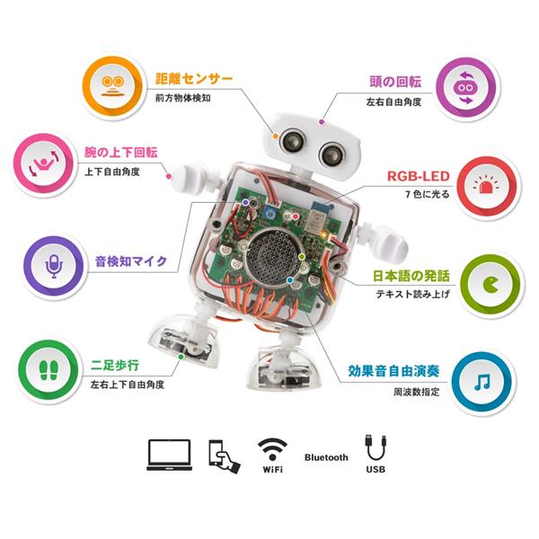 ノジマPC教室 Qum-Scratch1-ESET ロボットプログラミング教材【家庭