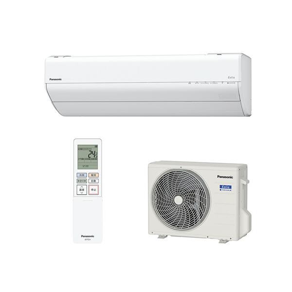 Panasonic CS-GX224D-ESET エアコン エオリア[eolia] GXシリーズ【主に6畳/2.2KW/100V/フィルターお掃除ロボット搭載/クリスタルホワイト/2024年モデル】  | ノジマオンライン