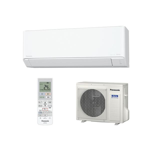 Panasonic CS-404DJR2-ESET エアコン エオリア[eolia] Jシリーズ【主に14畳/4.0KW/200V/ナノイーX9.6兆/スタンダードモデル/クリスタルホワイト/2024年モデル】  | ノジマオンライン