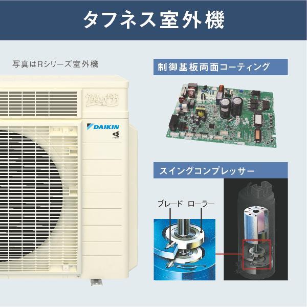 DAIKIN AN224AFNS-W-ESET エアコン[FNシリーズ][ノジマオリジナル]【6畳用/2.2kw/100V/フィルター自動お掃除/2024年モデル】  | ノジマオンライン