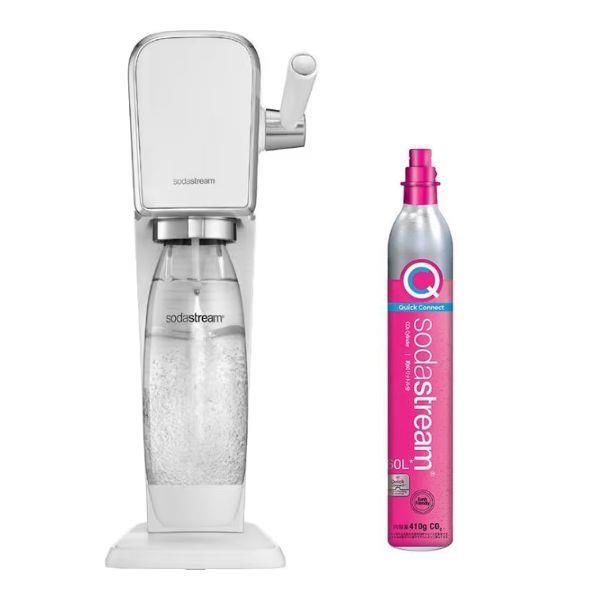 ソーダストリーム/SodaStream SSM1103SSG9101 ART(アート)スターターキット【ホワイト】＋クイックコネクトガス
