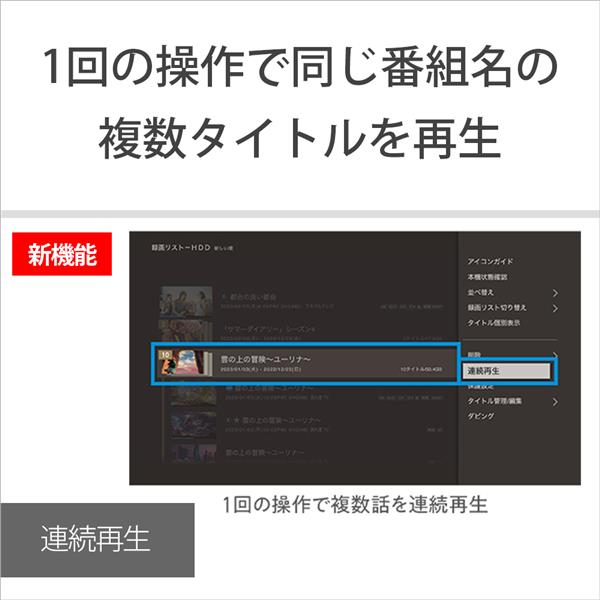 SONY 4K対応ブルーレイレコーダー　　　ジャンク　コード無し　(J28 SONY 【アウトレット品】【ポイントクーポン対象外】ブルーレイ