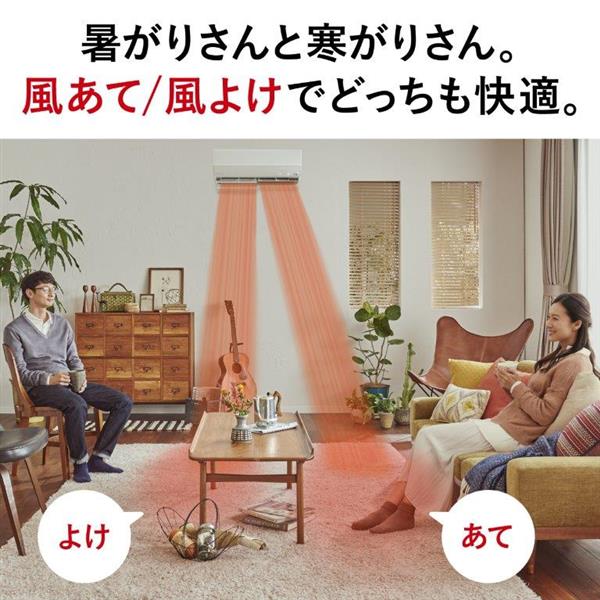 MITSUBISHI MSZ-ZD4025S-W-ESET ルームエアコン 霧ヶ峰 「ZD